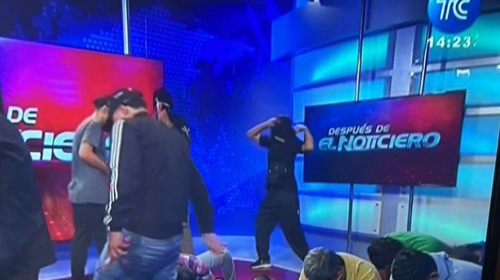 Grupo armado toma cadena de TV de Ecuador; esto es lo que se sabe