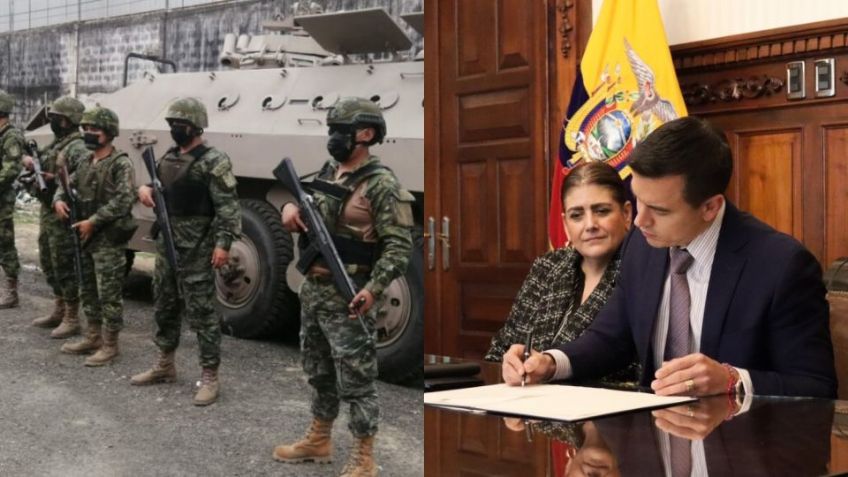El presidente de Ecuador declara "conflicto armado" y ordena neutralizar a 22 bandas armadas