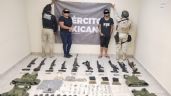 Foto ilustrativa de la nota titulada Golpe al narco en Sonora: Arrestan a dos y decomisan arsenal en Golfo de Santa Clara