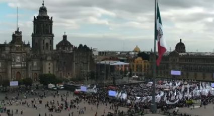 Capitalinos abarrotan el Zócalo para recibir a Claudia Sheinbaum como presidenta