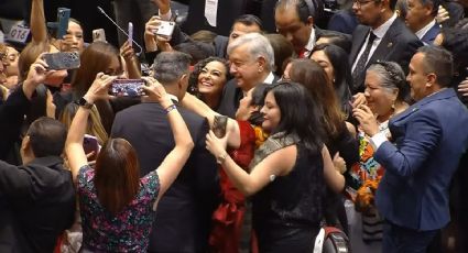 VIDEO: Manuel Velasco recibe a AMLO con un beso; Morena ignora a Norma Piña