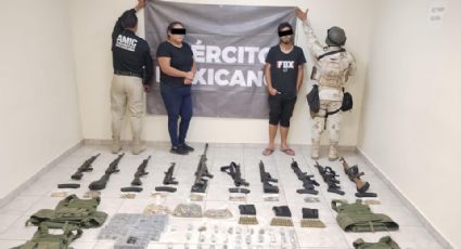 Golpe al narco en Sonora: Arrestan a dos y decomisan arsenal en Golfo de Santa Clara