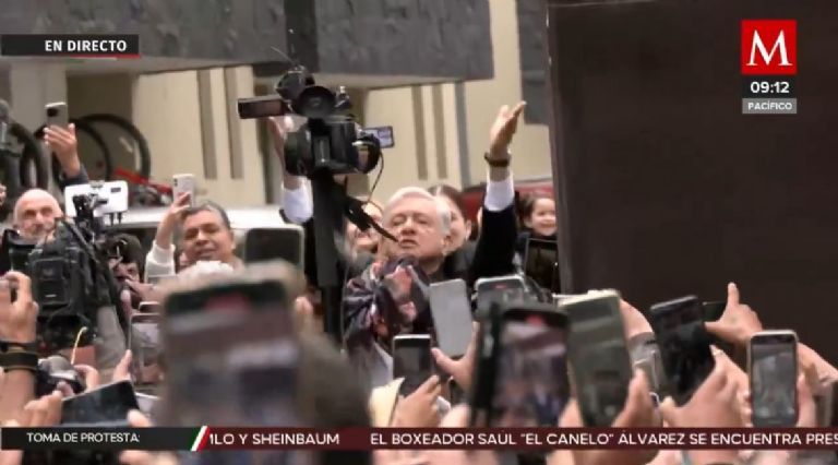 AMLO salió de su vivienda en la alcaldía Tlalpan. Foto: Facebook