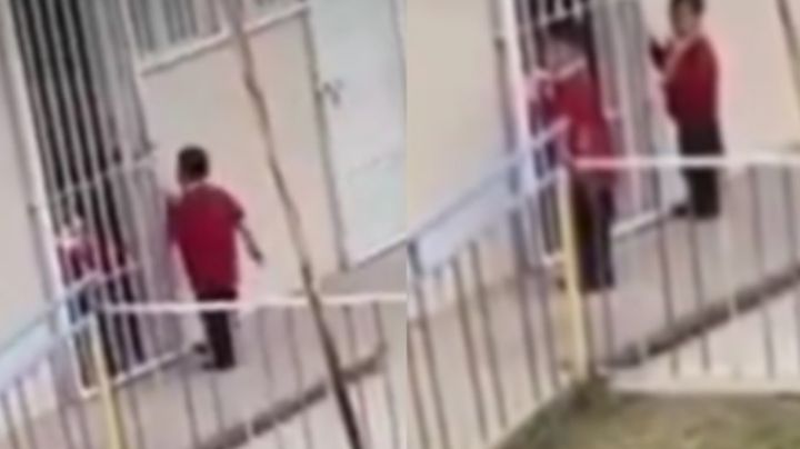VIDEO: Maestra deja encerrado a un niño de kínder mientras llora por salir