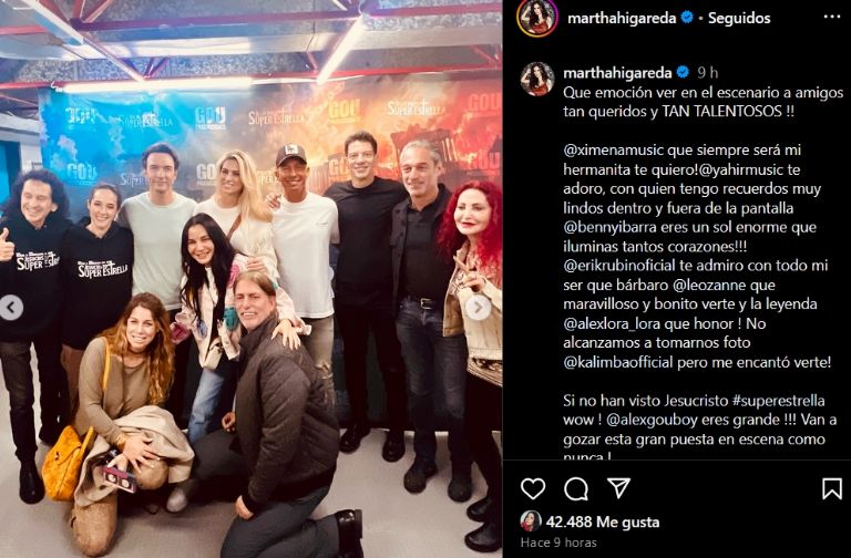 Martha Higareda manda mensaje de apoyo a Erik Rubín