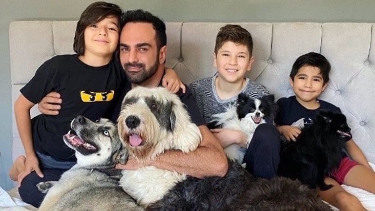 Albertano y sus tres hijos