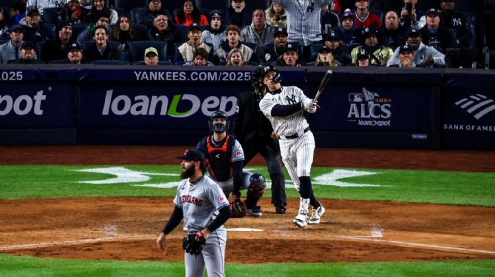 Judge comanda victoria de Yankees ante Guardians y los pone con medio boleto a la Serie Mundial