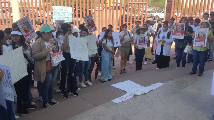 Marchan por Jesús Enrique, desaparecido en Ciudad Obregón