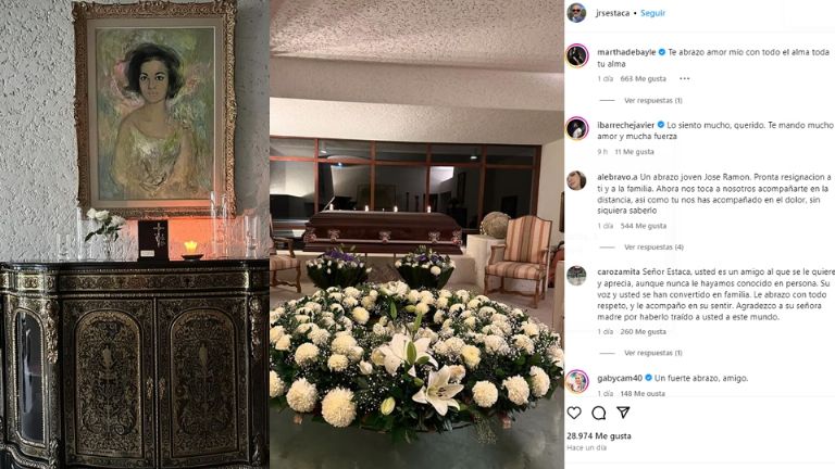 El Estaca compartió fotos del funeral de su madre