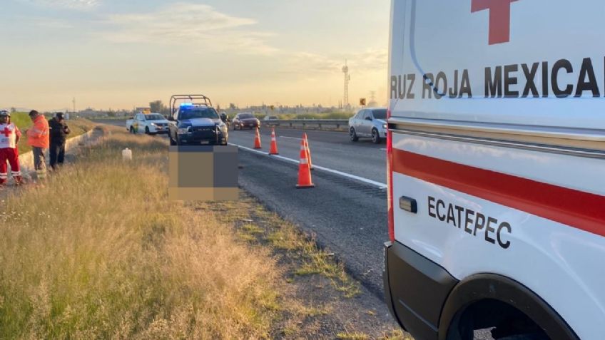 Fatídico accidente: Hombre muere atropellado en el Circuito Exterior Mexiquense