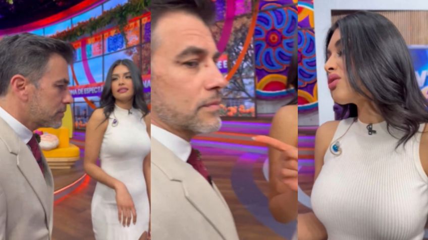 No la soporta: Mauricio Barcelata le hace desprecio a Kristal Silva en 'Venga la Alegría'