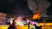 Foto ilustrativa de la nota titulada VIDEO: Incendio y explosiones de pirotecnia incineran el mercado central de Acapulco