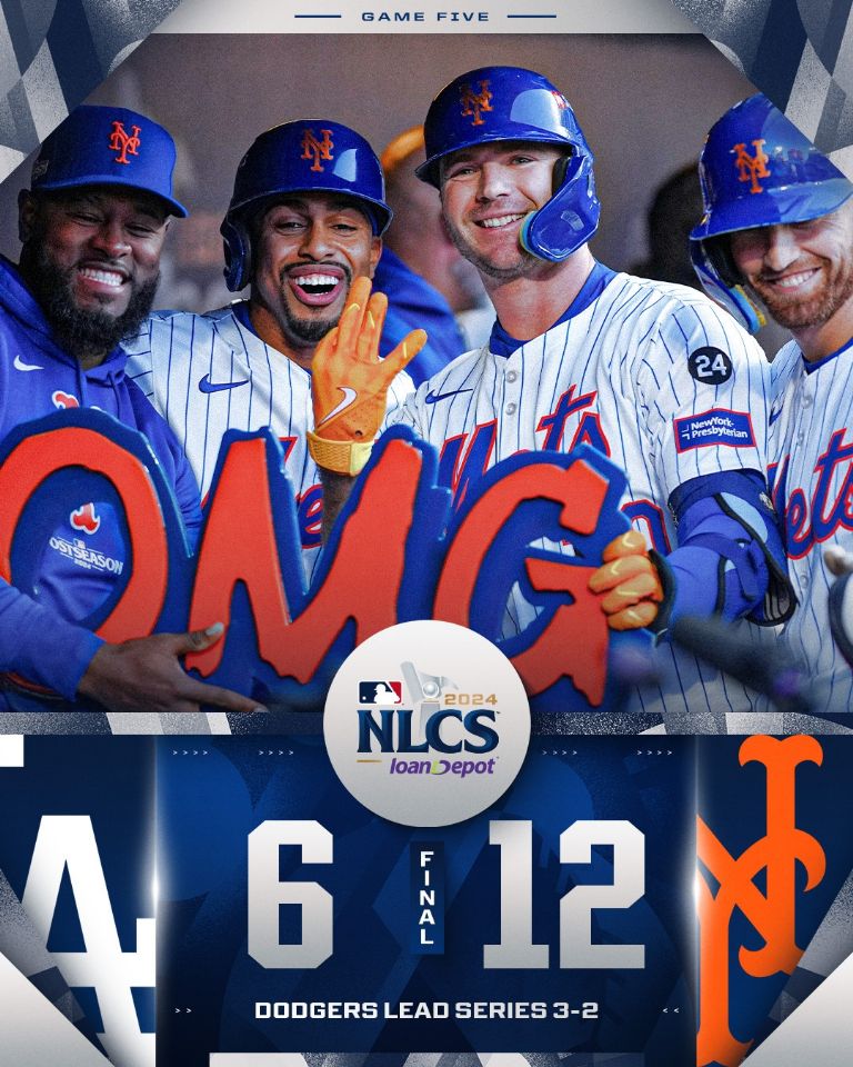 Mets derrota a Dodgers en la Serie de Campeonato