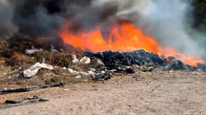 Basurón de Empalme daña al medio ambiente desde hace 20 años; piden soluciones