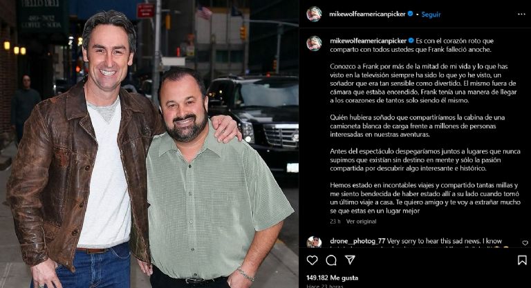 Muere conductor de Cazadores de Tesoros