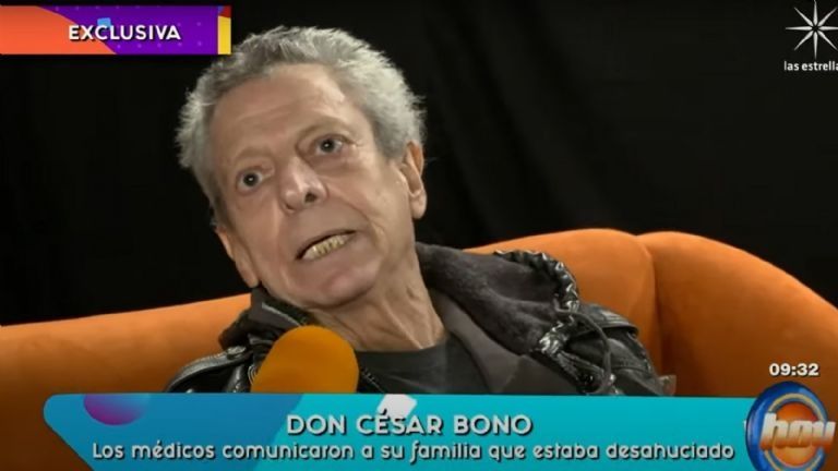 César Bono contó que lo desahuciaron