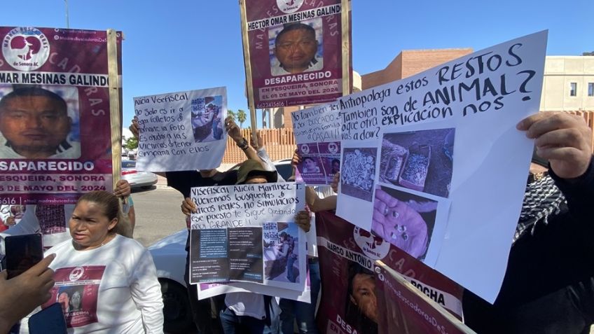 Madres Buscadoras se manifiestan en Sonora para exigir acciones para localizar a desaparecidos