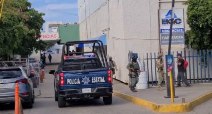 Sicarios ingresan a hospital de Culiacán a rematar a baleado; escapan al ser rodeados