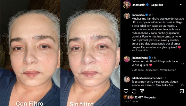 Ana Martin cuenta cuál es su secreto de belleza