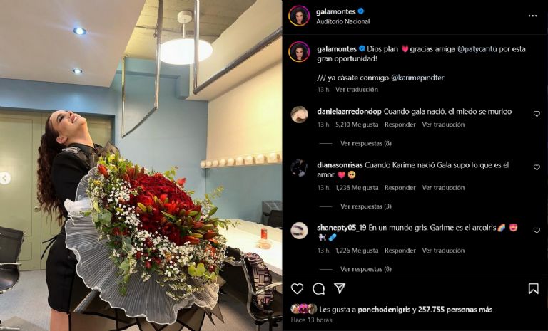 Gala Montes le propone matrimonio a Karime Pindter