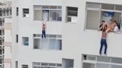 Foto ilustrativa de la nota titulada FUERTES IMÁGENES: Mujer cae del décimo piso en Brasil; vecinos la salvan de último momento