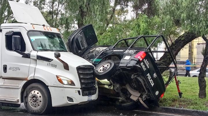 Fatal accidente: Policía muere al ser impactado por tráiler en la calzada Ignacio Zaragoza