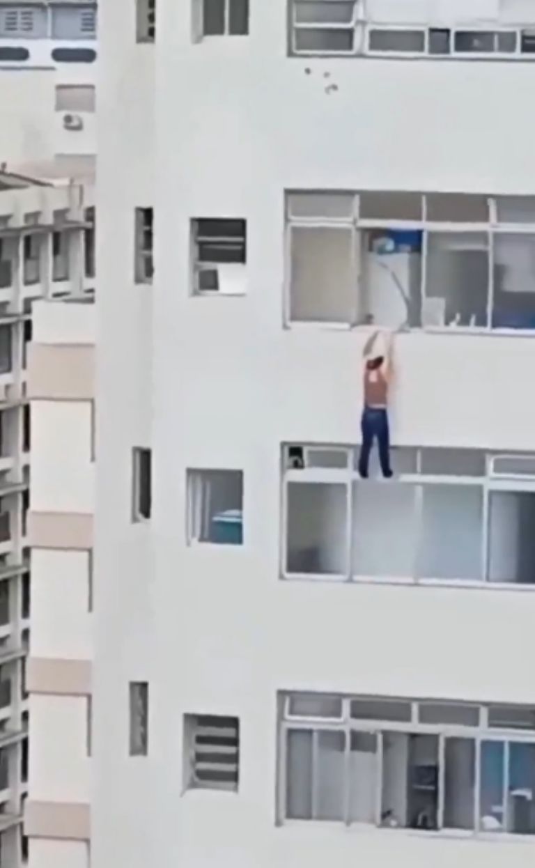 Mujer cae del décimo piso de su departamento