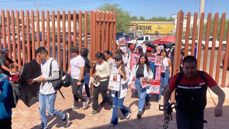 Manifestaciones por desaparición de Jesús Enrique