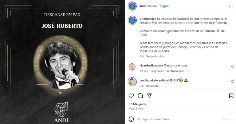 ANDI confirmó la muerte de José Roberto Galindo