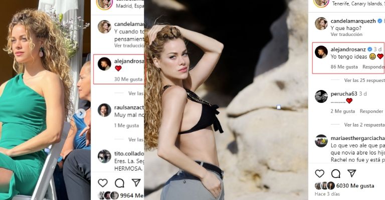 Candela Márquez así comprobaría romance con Alejandro Sanz