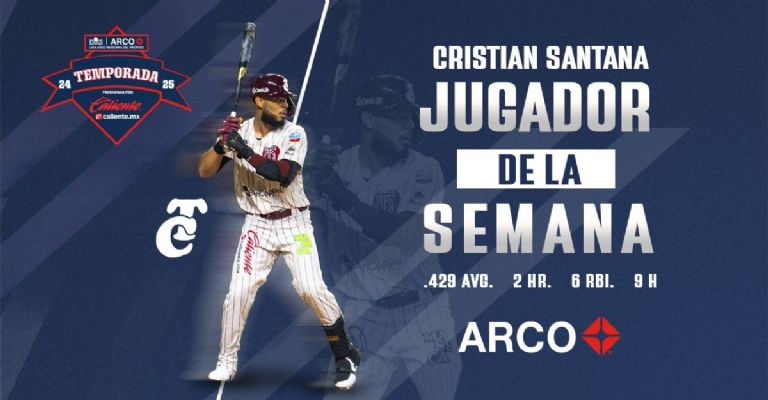 Santana es el Jugador de la Semana