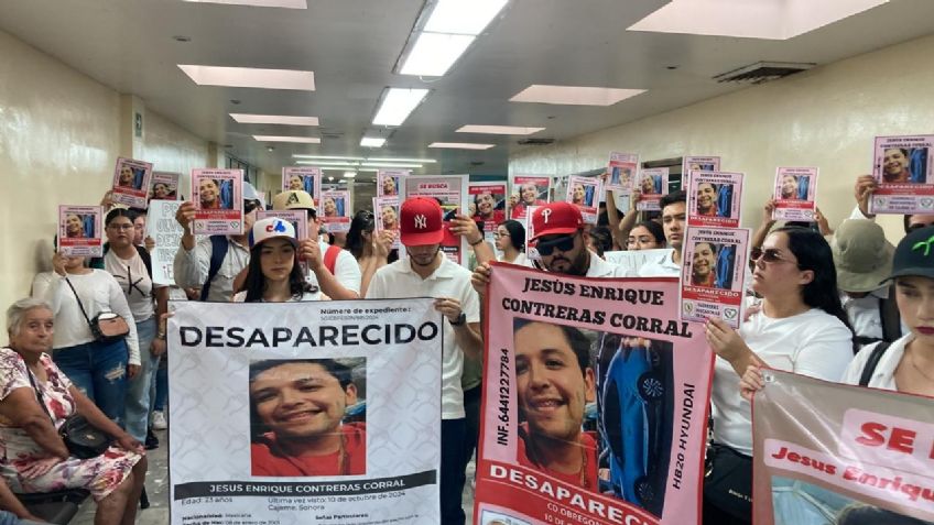 Manifestaciones por desaparición de Jesús Enrique se intensifican en Cajeme