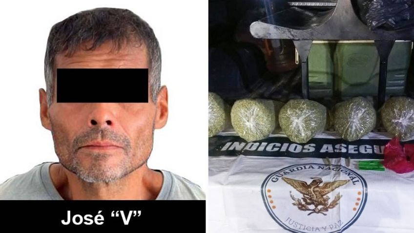 Narcomenudeo al norte de Sonora: Detienen a un hombre y aseguran marihuana y fentanilo