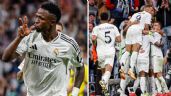 Foto ilustrativa de la nota titulada Con Vinicius en plan grande, el Real Madrid remonta y golea en la Champions League