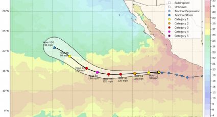 Tormenta Kristy se convierte en huracán y Nadine deja estragos en el sureste de México