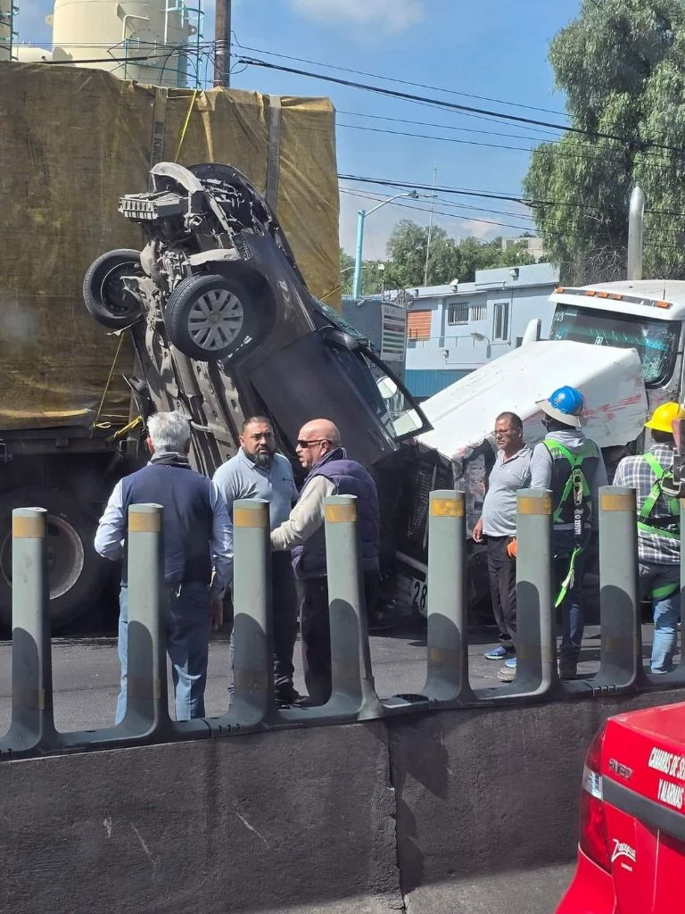 Accidente en la México-Puebla