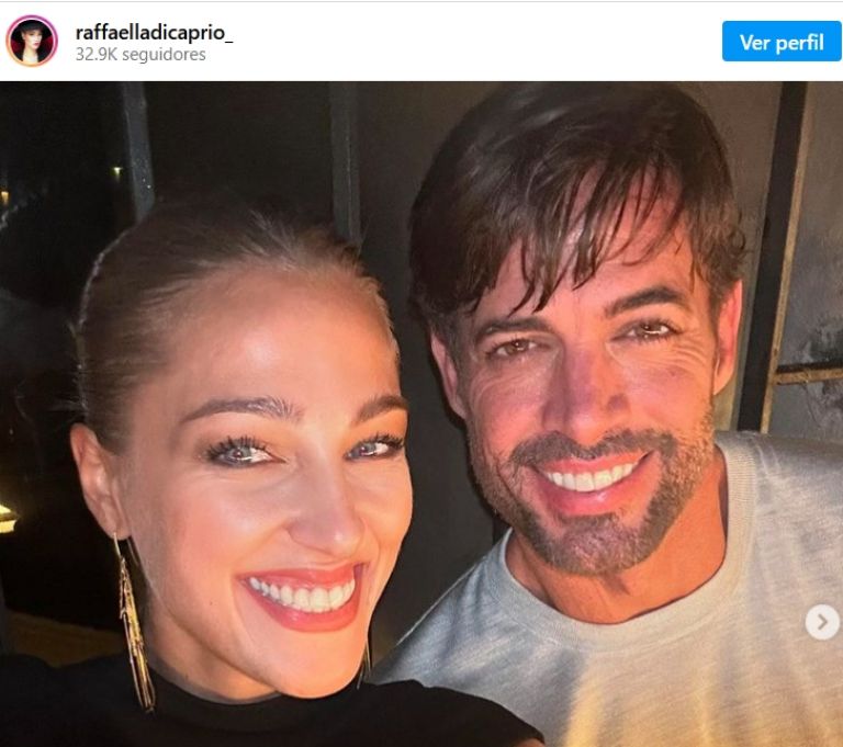 Raffaela y William trabajan en una película