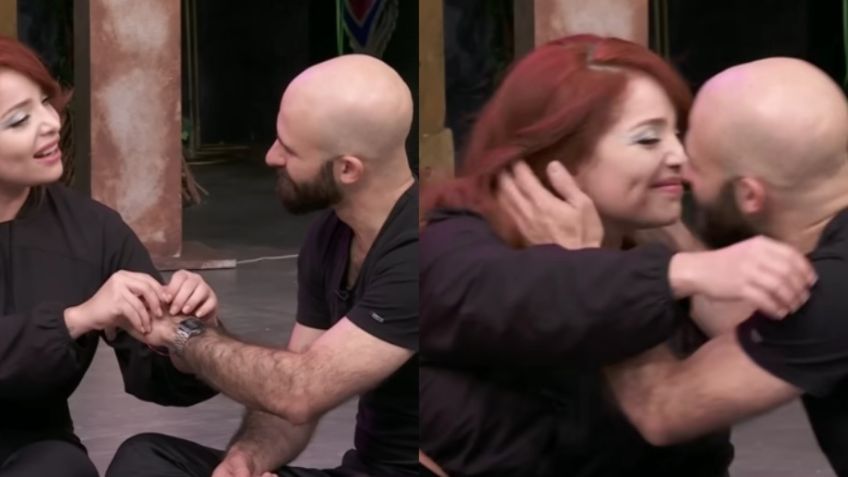 Imanol y Sandra Itzel protagonizan romántico momento durante ritual del hilo rojo