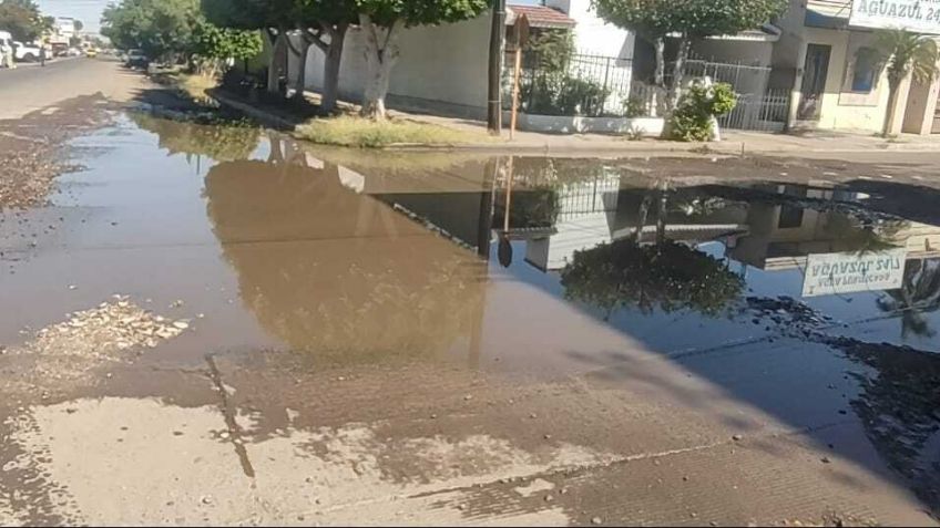 Ciudad Obregón: Aguas residuales afectan a los residentes de la colonia Cortinas