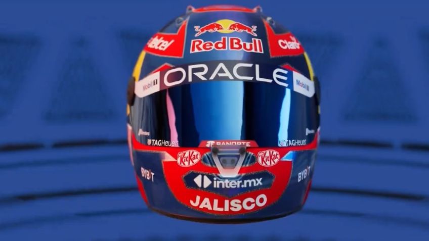 F1: Sergio Pérez se convierte en luchador, con su casco para el Gran Premio de México