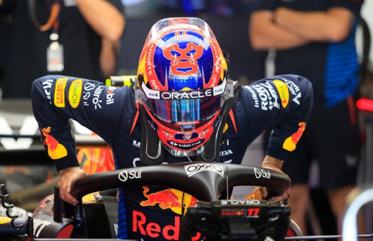 Pérez no tiene su mejor arranque en el GP de México