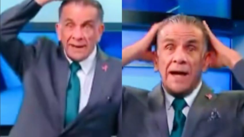 VIDEO: Conductor pierde el control en vivo por aprobación de 'supremacía constitucional'