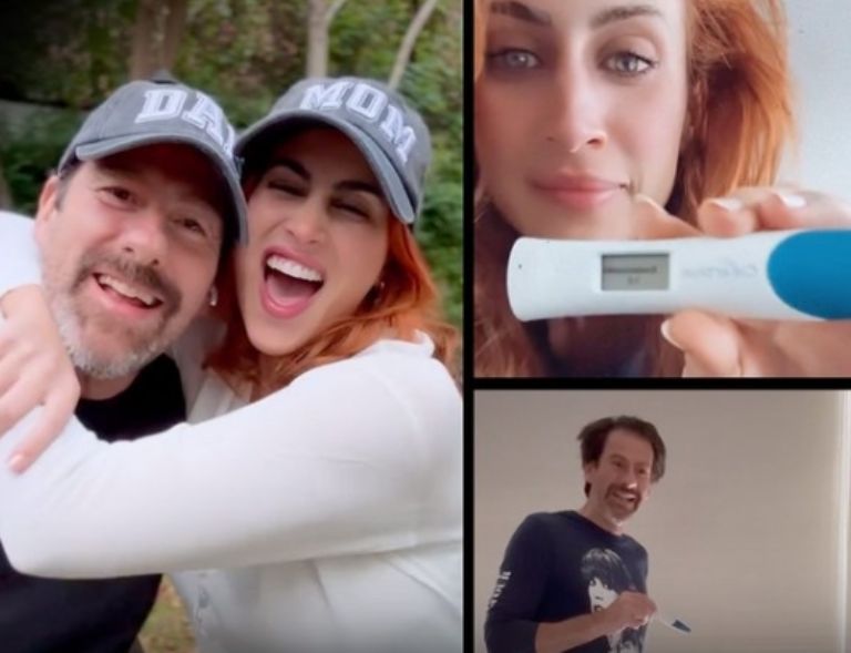 Ambos están muy felices de recibir a su primer bebé en común