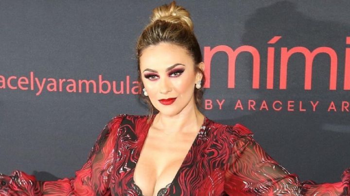Aracely Arámbula se pronuncia sobre el escándalo de sus hijos comprando cigarros