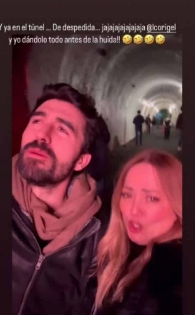 Andrea Legarreta se divirtió junto a Luis Carlos Origel