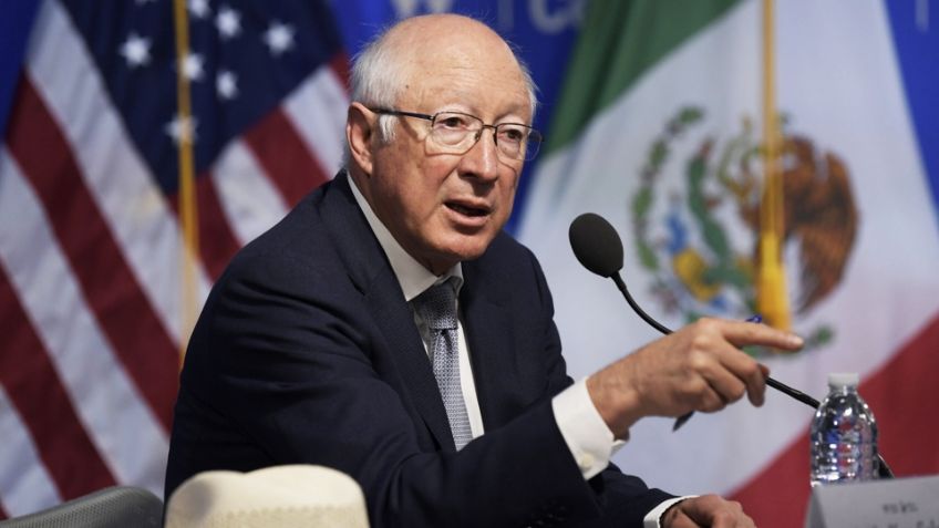 VIDEO: Ken Salazar desmiente declaraciones de Gertz Manero sobre detención de 'El Mayo'