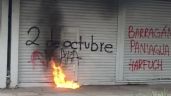 Foto ilustrativa de la nota titulada Marcha del 2 de octubre en CDMX deja destrozos y pérdidas para comerciantes