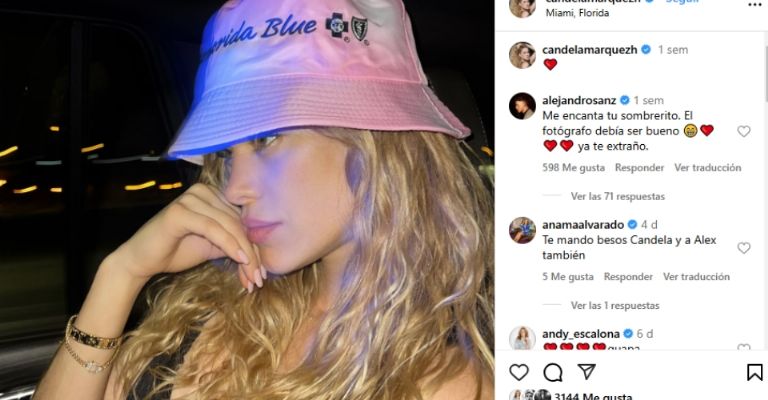 Candela Márquez y Alejandro Sanz confirmarían su relación al posar juntos