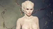 Foto ilustrativa de la nota titulada ¡Feliz noche de brujas! Kim Kardashian deslumbra como un caimán albino en Halloween