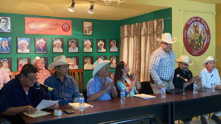 Célida López, titular de la Sagarhpa se reúne con productores del sector social del sur de Sonora